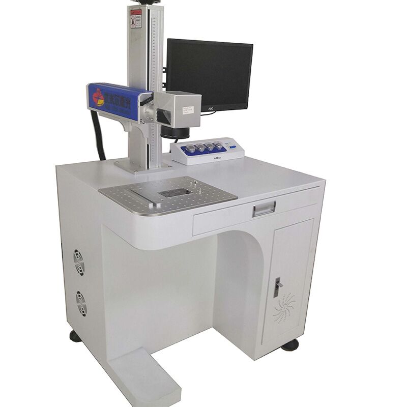 Wysokiej jakości 20 W \/ 30 W \/ 50 W biała maszyna do znakowania laserowego włókna IPG raycus do metalowej biżuterii logo grawer ekspres sprzęt